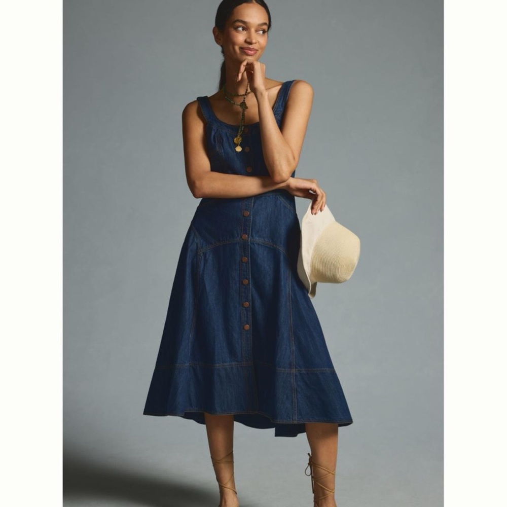 Anthropologie (PILCRO) denim dress